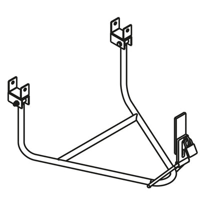 PWP spare wheel holder type 89, 580-680 mm