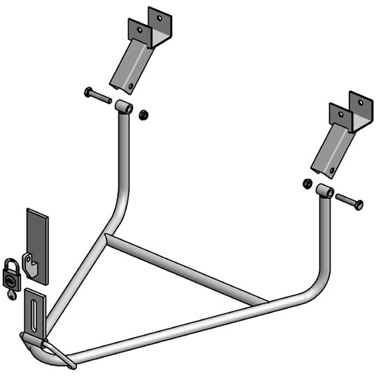 PWP spare wheel holder for MB Sprinter and VW LT 35 from 2007