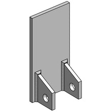 PWP bearing holder, rear, raw, for spare wheel holder