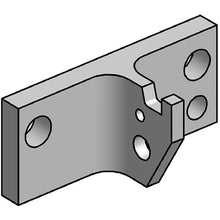 PWP hook part BG, front, f. Lug, fit. Spare wheel holder type89