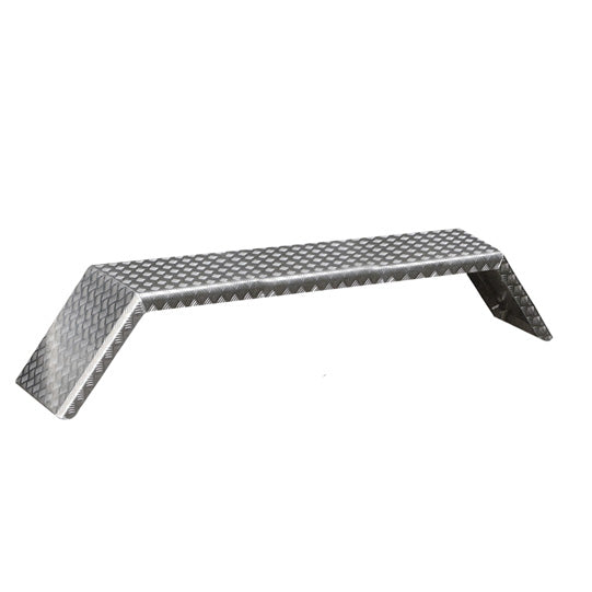 DA mudguard RA 269.64, checker plate 3/5, 640 × 2690 × 540 mm