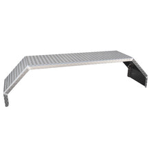 Double-axle mudguard QA 273.64, chequer plate, 640 × 2730 × 655