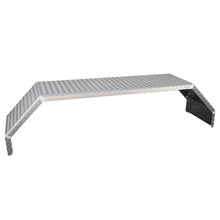 Double-axle mudguard QA 265.67, checker plate, 670 × 2650 × 590