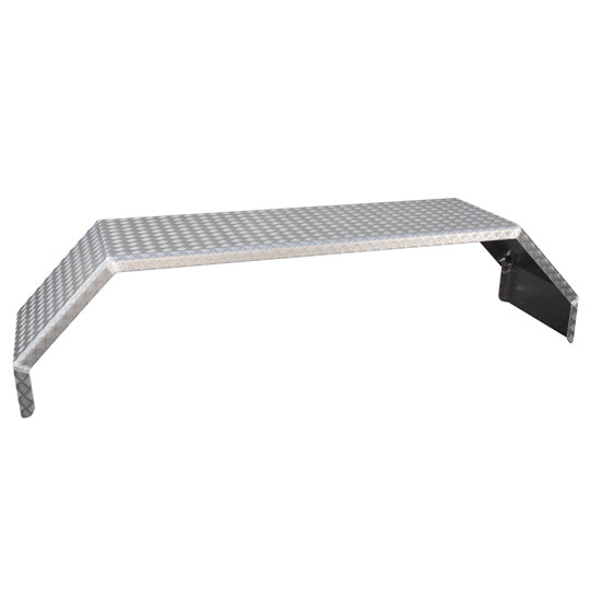 Three-axle mudguard QA 410.68, 680 × 4100 × 740 mm