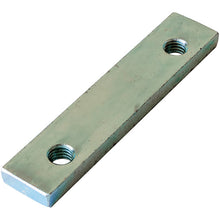 Threaded plate, galvanised stl., length 90 mm, hole spacing 60