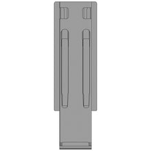 K20 centre pillar, stl., black KTL, 400 mm nominal height