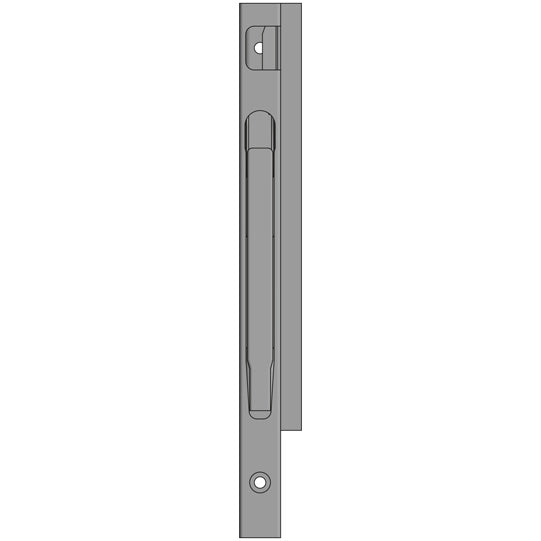 K20 Fr. corner stanchion, L, anodised aluminium, 400 mm, screw