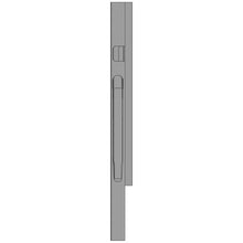 K20 Front corner pillar, L, anodized aluminum, 500 mm