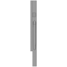 K20 Front corner pillar, right, anodized aluminium, 500 mm