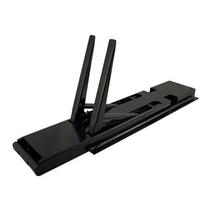 K20 centre pillar, stl., black KTL, 500 mm, w/ holder