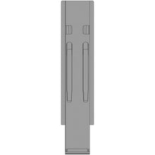 K20 central pillar, anodized aluminium, 600 mm, without mount