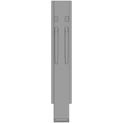 K20 centre pillar, stl., black KTL, 800 mm, TIR, w/out holder