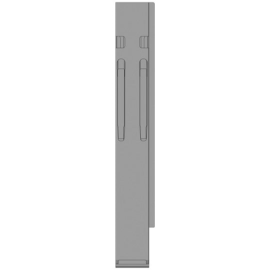 K20 Rear corner stanchion, R,stl. KTL,800mm,TIR,w.lock,DV