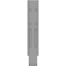 K20 central pillar, anodized aluminium, 800 mm, without mount