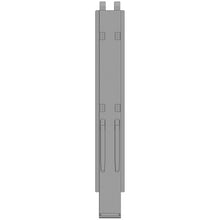 K20 centre pillar, stl., black KTL, 1000 mm, w/ holder