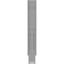 K20 central pillar, anodized aluminium, 1000 mm, without mount