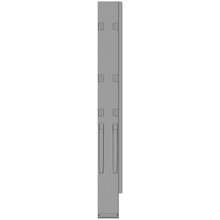 K20 rear corner pillar, right, steel KTL, 1100mm, w.lock,DV