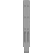 K20 centre pillar, stl., black KTL, 1200 mm, w/out holder