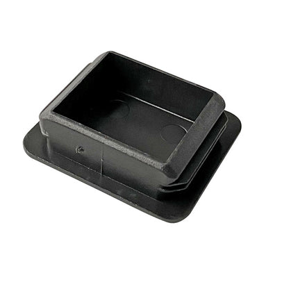 K20 Cover cap, plastic, f. narrow front corner stanchion, black