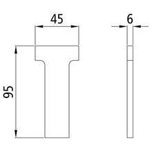 T-piece K20/K4, f. Top-clutch 120 mm, raw stl.