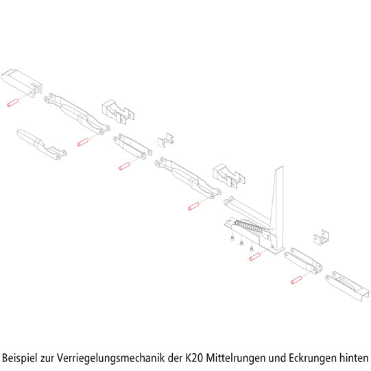 Rod bolt Ø 8 x 32 mm
