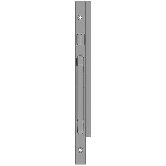 K20 Fr. corner stanchion, L, KTL stl., 500 mm, screw ver.