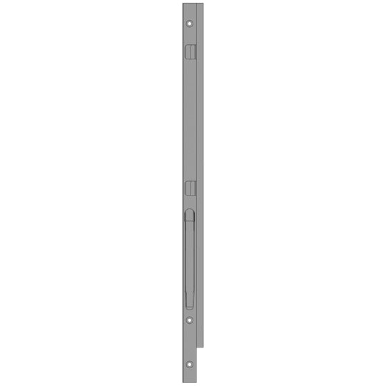 K20 Fr. corner stanchion, L, KTL stl., 1000 mm, screw ver.