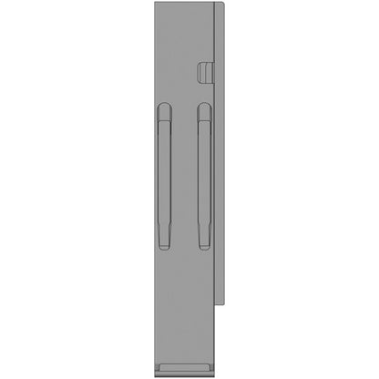 K20 rear corner pillar, R, anodized aluminium, 600mm, w/o lock