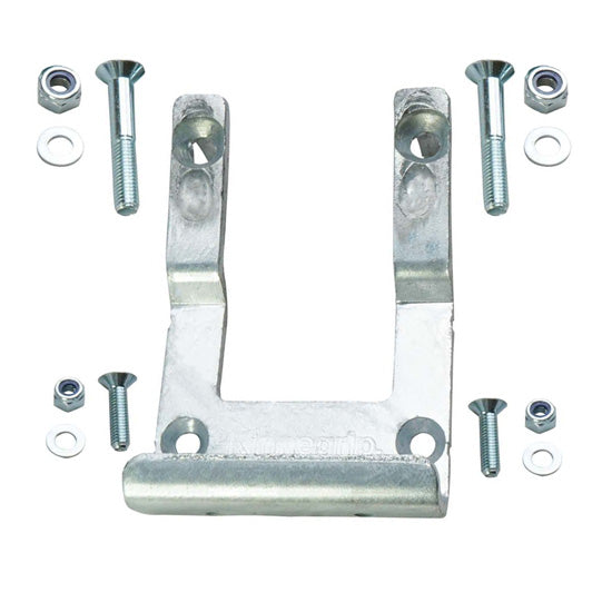 K20 pillar socket, bolt-on, galvanized, with srews