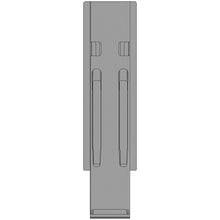 K20 centre pillar, stl., microZINQ 5, 500 mm, w/out holder