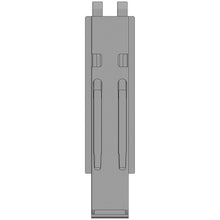 K20 centre pillar, stl., microZINQ 5, 500 mm, w/ holder