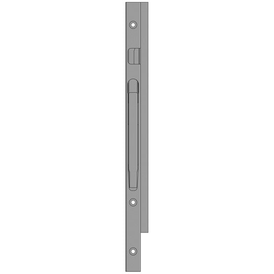 K20 Fr. corner stanchion, L, microZINQ 5, 600 mm, screw ver.