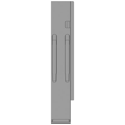 K20 Rear corner stanchion, R, microZINQ 5,600mm,w/out lock,EV