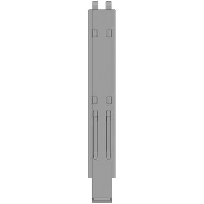 K20 center pillar, steel, microZINQ® 5, 1000 mm, with holder