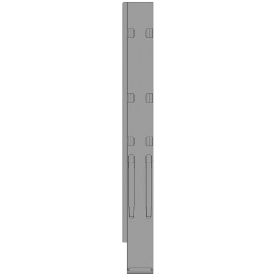 K20 Rear corner pillar, left, microZINQ® 5,1100mm,w.lock,DV