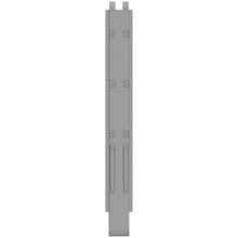 K20 center pillar, steel, microZINQ® 5, 1200 mm, with holder