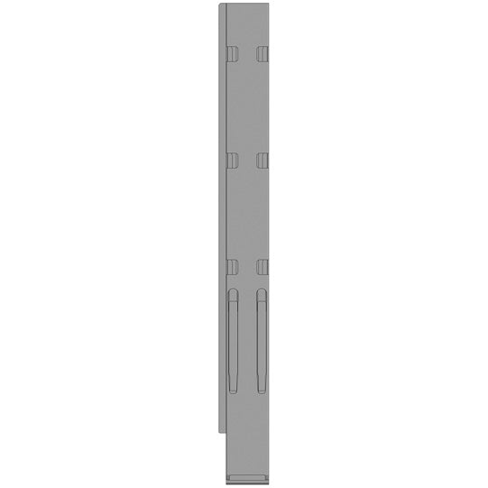 K20 Rear corner pillar, left, microZINQ® 5,1200mm,w.lock,DV