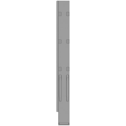 K20 Rear corner pillar, left, microZINQ® 5,1200mm,w.lock,DV