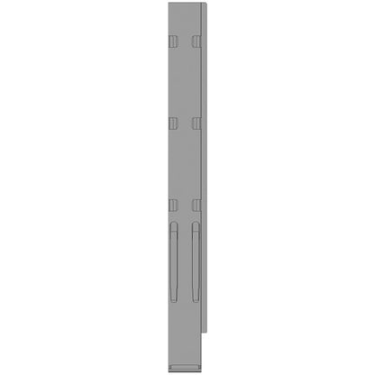 K20 Rear corner pillar, right,microZINQ® 5,1200mm,w.lock,DV