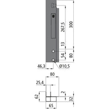 K15 Eckrunge vorne, links, Aluminium, 300 mm