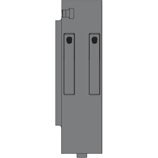 K15 Eckrunge hinten, links, Aluminium, 300 mm