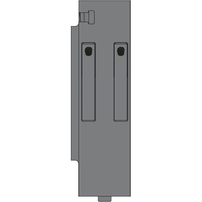 K15 Eckrunge hinten, links, Aluminium, 300 mm