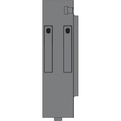 K15 Eckrunge hinten, rechts, Aluminium, 300 mm