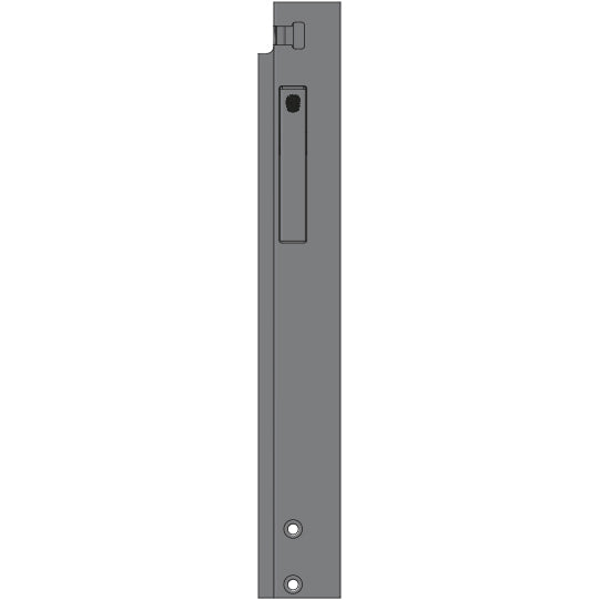 K15 Eckrunge vorne, rechts, Aluminium, 500 mm