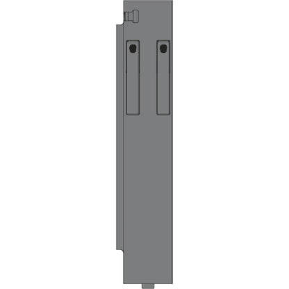 K15 Eckrunge hinten, links, Aluminium, 500 mm