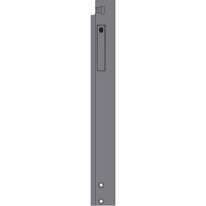 K15 Eckrunge vorne, rechts, Aluminium, 600 mm