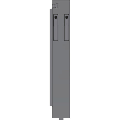 K15 Eckrunge hinten, links, Aluminium, 600 mm