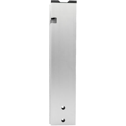 T50 rear corner stanchion, aluminum, 400 mm, L, bolt-on