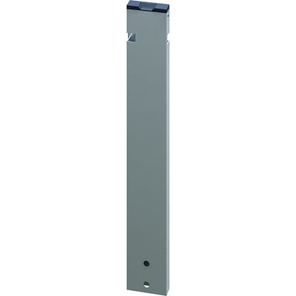 T50 rear corner stanchion, aluminum, 600 mm, L, bolt-on