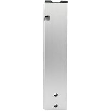 T50 rear corner stanchion, aluminum, 600 mm, L, bolt-on